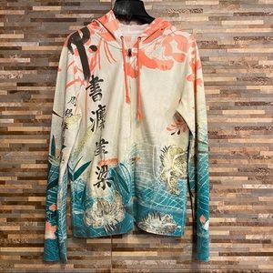 Lucky Zip Up Hoody Sweatshirt Jacket XL